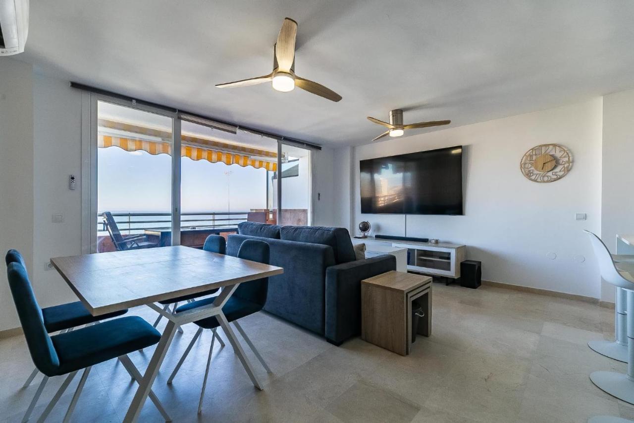 Vistas Azules -- Remodeled, Large Terrace, Spectacular Ocean Views And Beach Level Access Торремолінос Екстер'єр фото